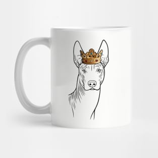 Xoloitzcuintli Dog King Queen Wearing Crown Mug